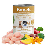 Bunch wet menu pollo con zucchine e mango (6 x 400g)