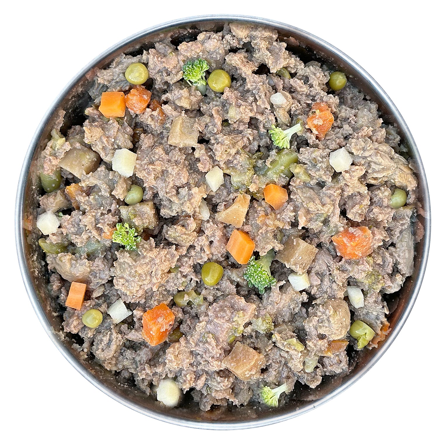 (Tray) 6 x Menu frais cheval avec panais (en bocal)