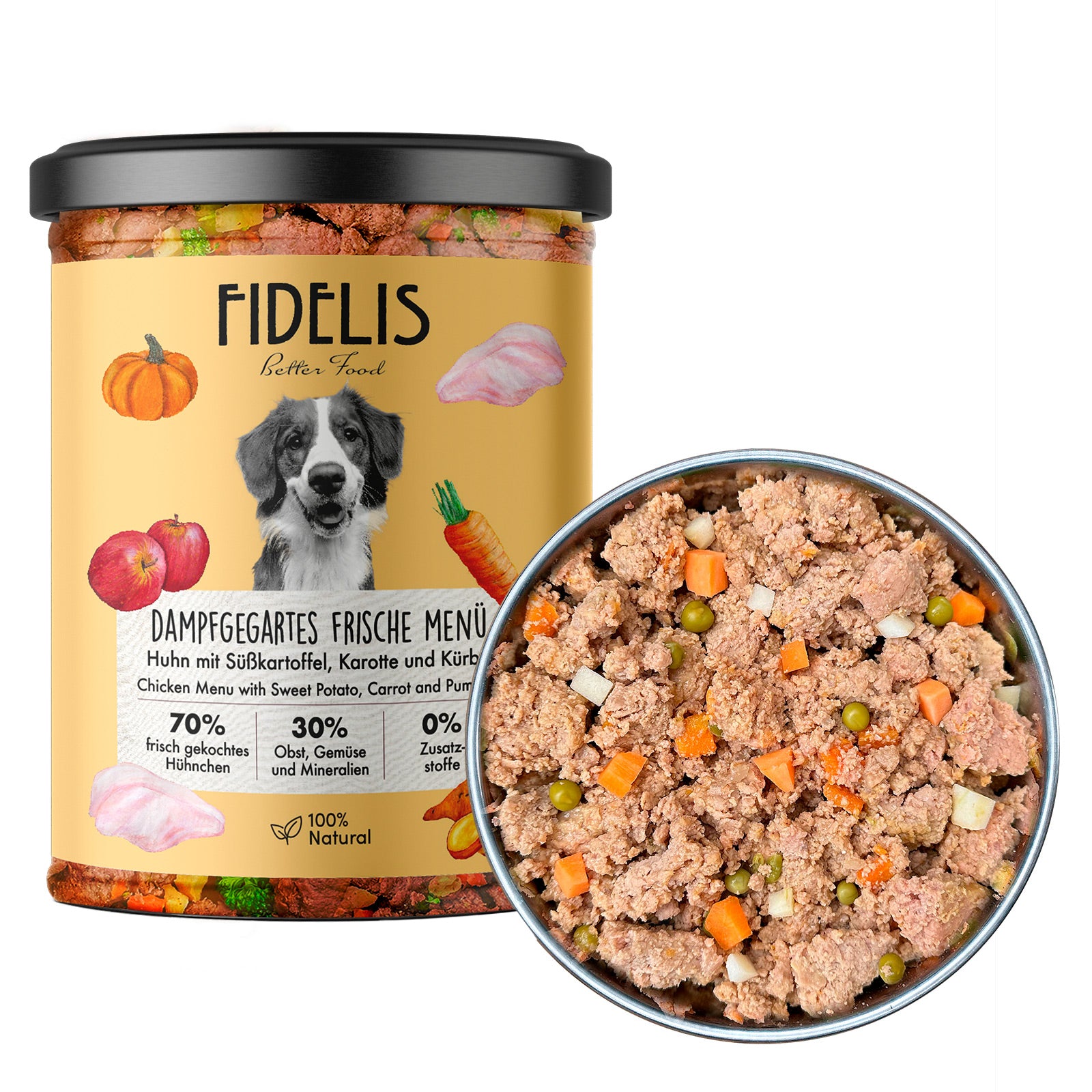 (Tray) 6 x Fresh Menu Chicken with sweet potato (in a jar)