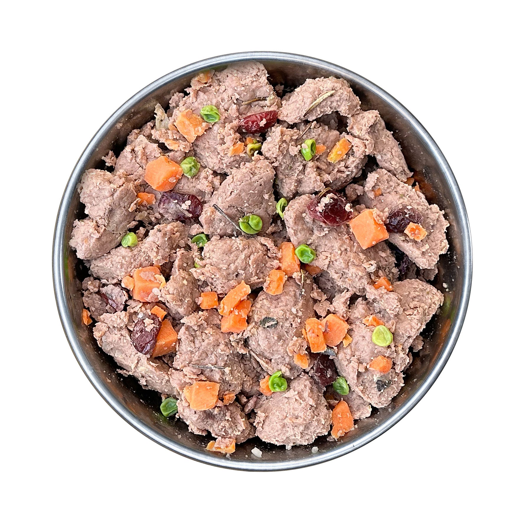 gekochtes Frische-Menü Ente mit Süßkartoffel, Birne und Cranberries (500g)