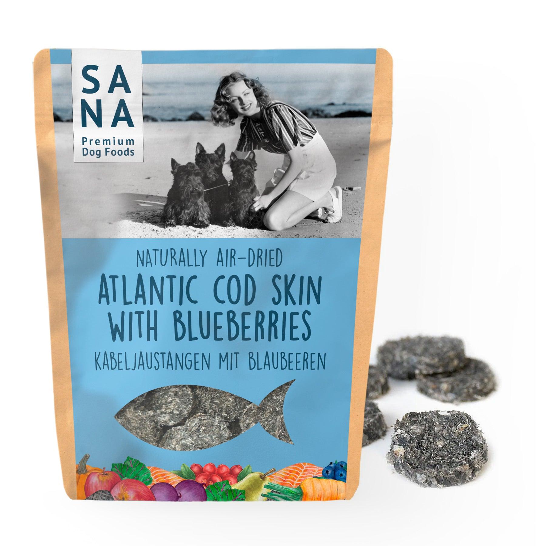 *Kabeljau Medaillons mit Blaubeeren 100g