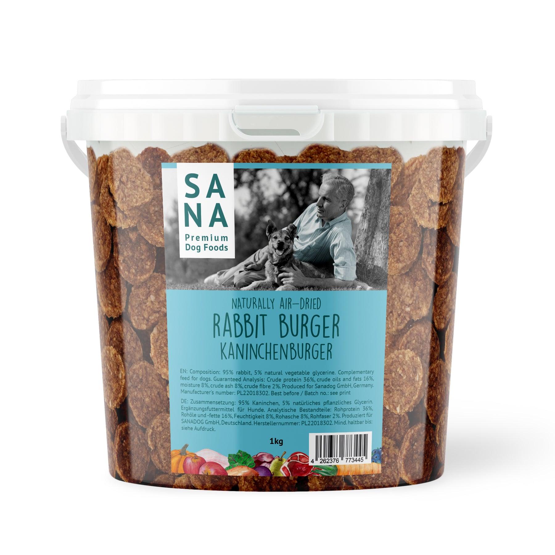 Kaninchenburger (1kg-Eimer)