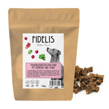 Stinco di manzo da allenamento con lamponi e spinaci 100 g