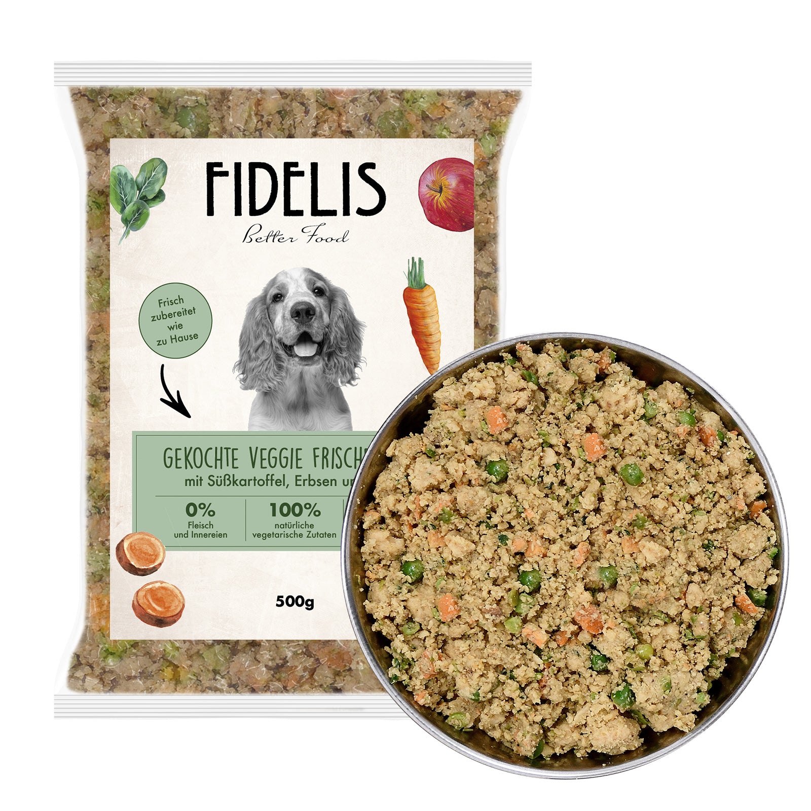 Cooked Veggie Menu by Fidelis (500g)