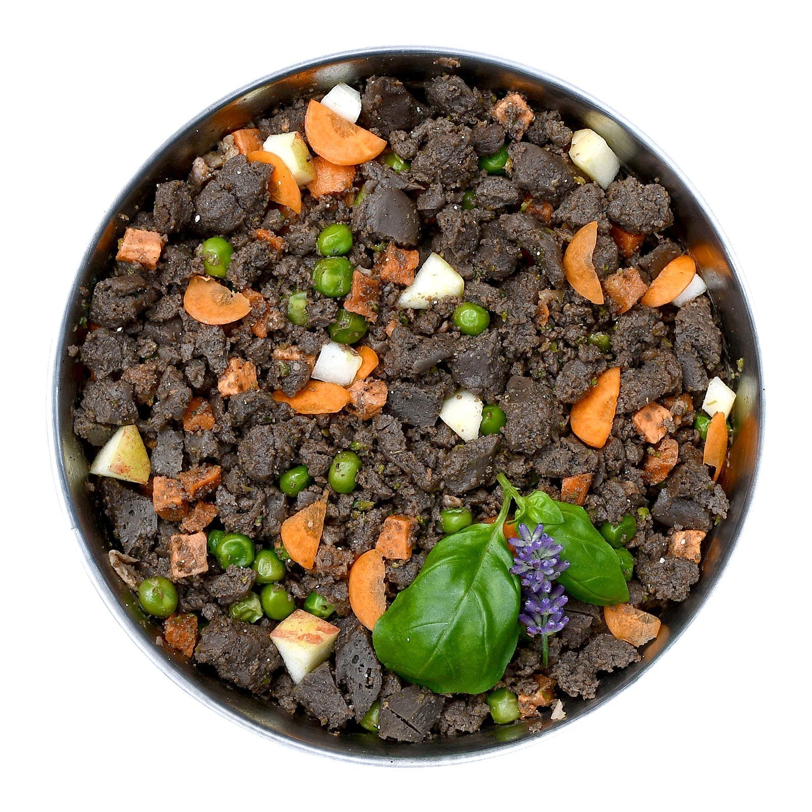 gekochtes Frische-Menü Insekten mit Süßkartoffel, Karotte und Apfel (500g)