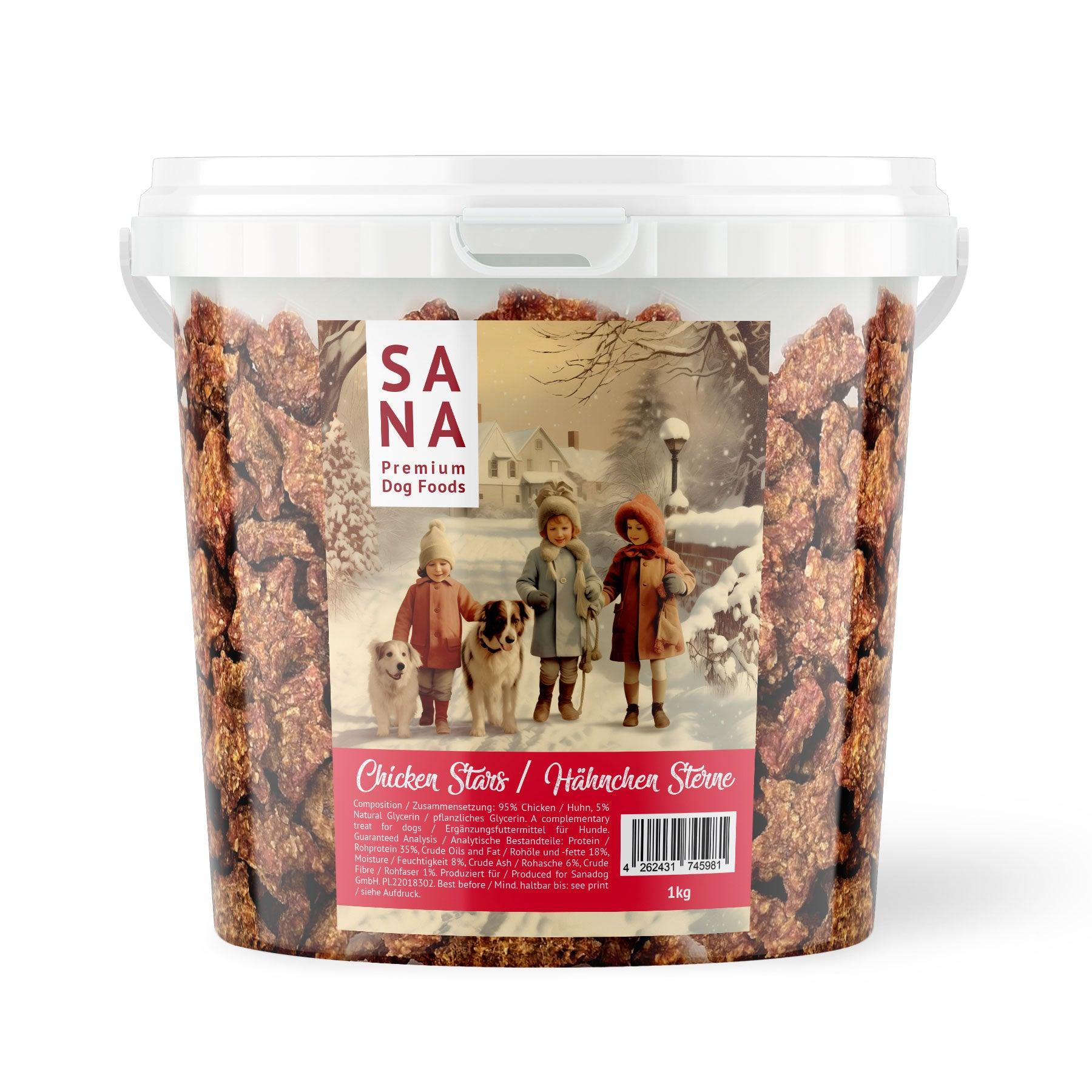 Stelle di pollo (secchio da 1 kg)