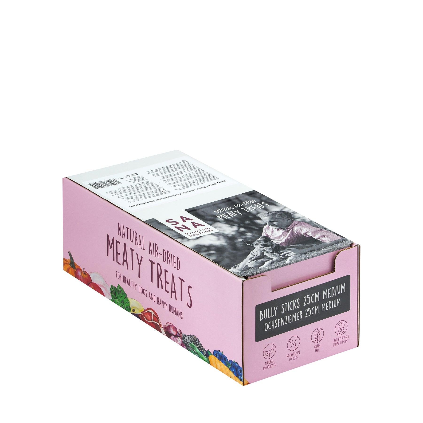 Bully Pizzle Sticks 25cm (Thin) 60pcs in printed display