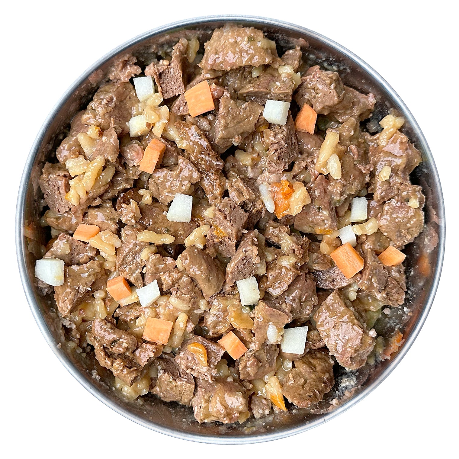 (Tray) 6 x Frische Menü Kaninchen mit Reis (im Glas)