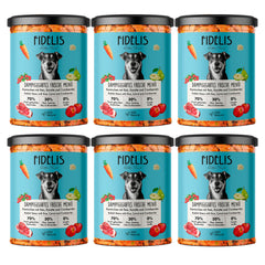 (Tray) 6 x Frische Menü Kaninchen mit Reis (im Glas)
