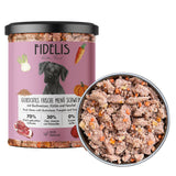 (Pallets) 6 x gekochtes Frische-Menü Schwein mit Buchweizen, Kürbis und Fenchel (Glas) 400g