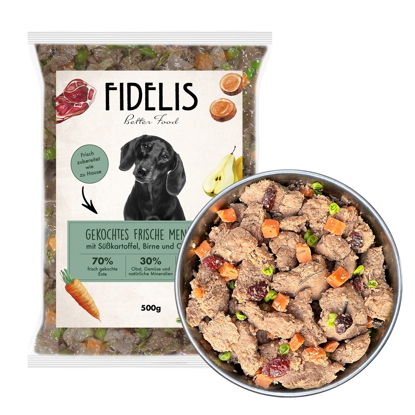 Cooked Duck Menu by Fidelis (500g)