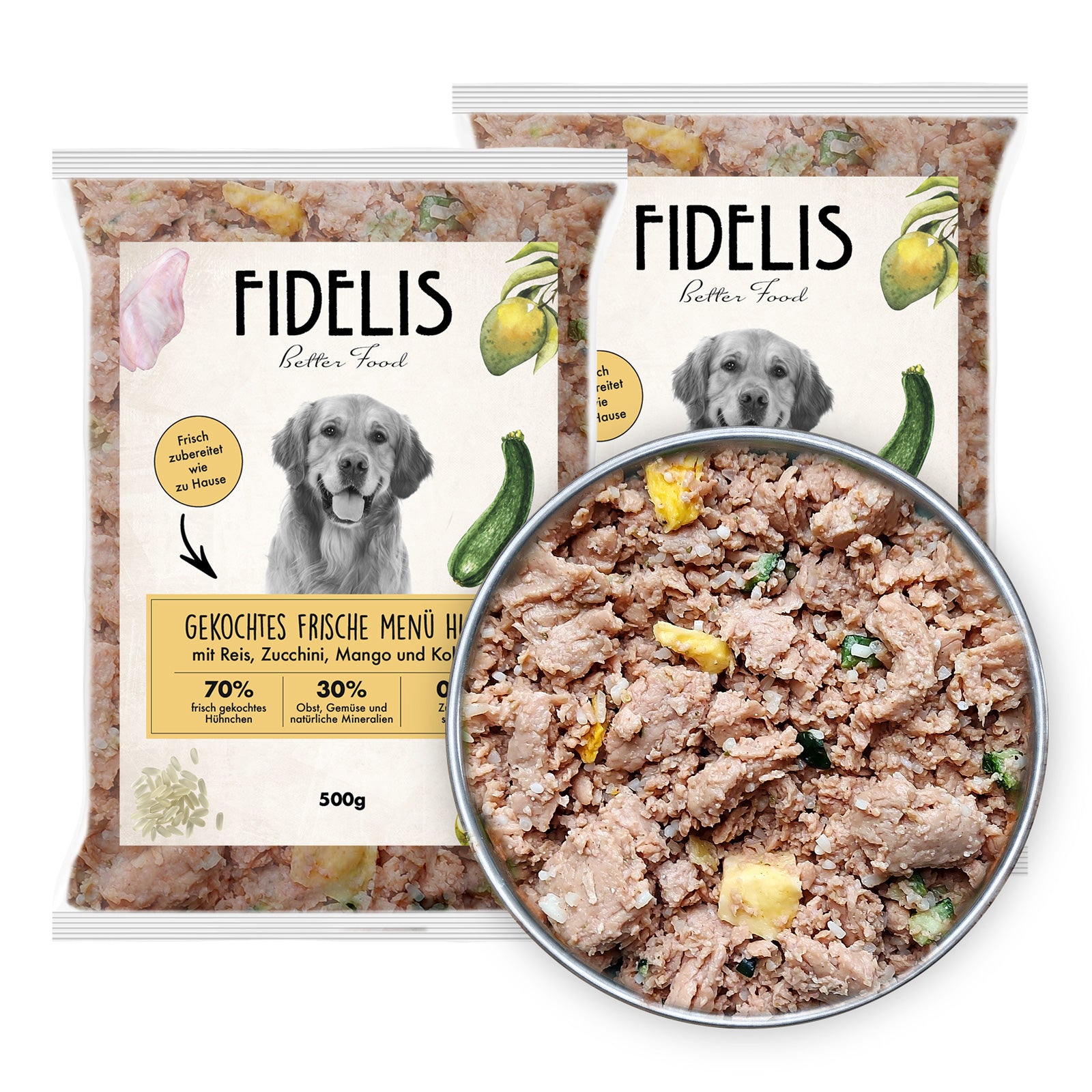 12x (500g gefroren) Huhn mit Reis (Palette)
