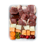 gekochtes Frische-Menü Ente mit Süßkartoffel, Birne und Cranberries (500g)