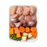 gekochtes Frische-Menü Huhn mit Süßkartoffel, Karotte und Kürbis (500g)