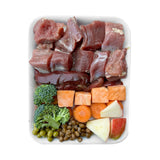 gekochtes Frische-Menü Lamm mit Süßkartoffel, Apfel und Linsen (500g)