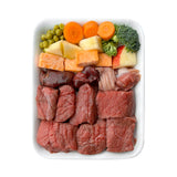 (500g gefroren) gekochtes Frische-Menü Schwein mit Buchweizen, Kürbis und Fenchel